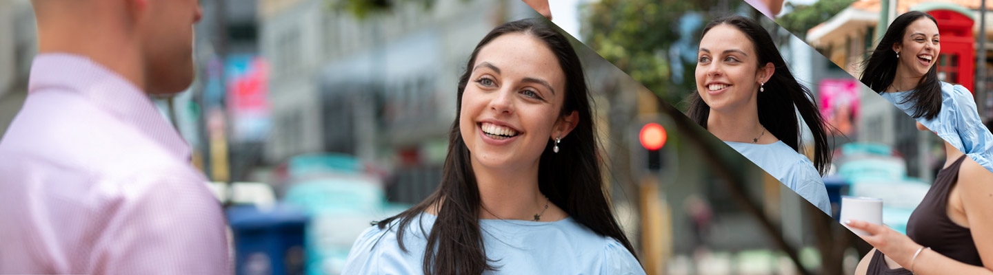 young professional female smiling